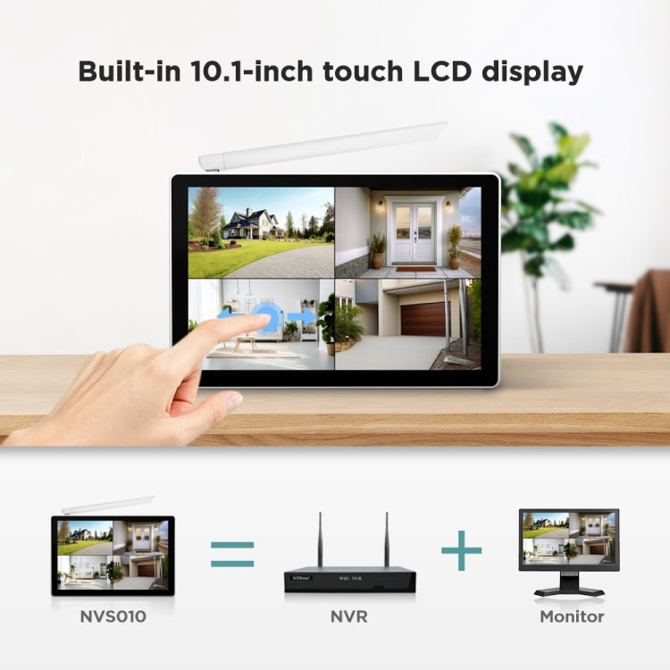 SriHome NVS010-IPC047 Ultra HD 4 Channel WiFi Network Video Recorder Set SriHome NVS010-IPC047 Ultra HD 4 Channel WiFi Network Video Recorder Set